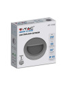 V-TAC 2W LED Осветление за Стъпала Сиво Тяло Кръг 3000К - 211319 - 6