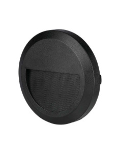 V-TAC 2W LED Осветление за Стъпала Черно Тяло Кръг 3000К - 211317 - Цена | LEDs4economy