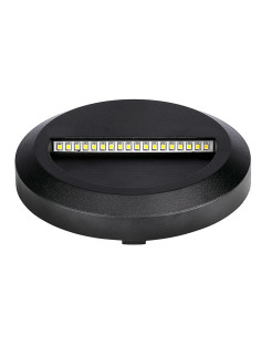 V-TAC 2W LED Осветление за Стъпала Черно Тяло Кръг 3000К - 211317 - Цена | LEDs4economy 2
