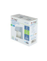 V-TAC 3W LED Осветление за Стъпала Сиво Тяло Квадрат Неутрално Бяла Светлина - 1401 - 8