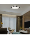 V-TAC LED Осветител 24W Квадрат за Таван Черна Рамка 4000 - 6992 - 2