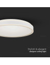 V-TAC LED Осветител 18W Кръг за Таван Бяла Рамка 4000 - 6987 - 6