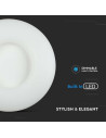 V-TAC 80W Пендел/Плафон Кръг 3 Цветен D:750*H:120 Димиращ Бял - 213969 - 11