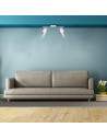 V-TAC 12W LED Двойна Спот Лампа 4000К Бяла - 218256 - 5