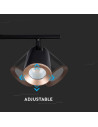V-TAC 12W LED Двойна Спот Лампа 3000К Черна - 218255 - 2