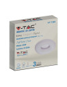 V-TAC 22W Пендел/Плафон Кръг 3 Цветен D:300*H:800 Димиращ Бял - 213966 - 3