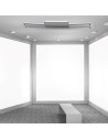 V-TAC 36W LED Стена/Таван Хром Двойно Стъкло 4000а Светлина - 3899 - 2