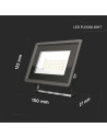 V-TAC 30W LED Прожектор SMD F-Series Черно Тяло 6400K - 6745 - 3