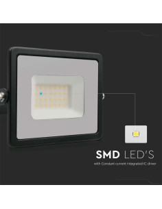 V-TAC 30W LED Прожектор Е-Series G2 Черно Тяло 6500K - 215954 - Цена | LEDs4economy 2