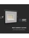 V-TAC 30W LED Прожектор Е-Series G2 Черно Тяло 6500K - 215954 - 3