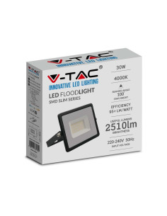 V-TAC 30W LED Прожектор Е-Series G2 Черно Тяло 4000K - 215953 - Цена | LEDs4economy 2