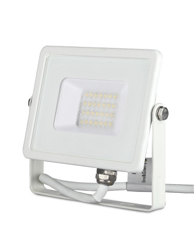 V-TAC 20W LED Прожектор SAMSUNG Чип G2 SMD Бяло Тяло 3000К - 