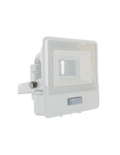 V-TAC 10W LED Прожектор PIR Сензор SAMSUNG Чип Бяло Тяло 6500K - 20270 - Цена | LEDs4economy
