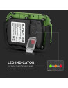 10W LED Прожектор SAMSUNG ЧИП Презаредим USB + SOS Функция IP44 4000K - 4