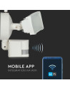 V-TAC 18W LED Прожектор С WIFI Сензор Камера 6000K - 5745 - 3