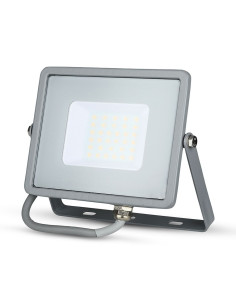 30W LED Прожектор SAMSUNG ЧИП SMD Сиви Тяло 6400К - Цена | LEDs4economy