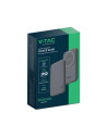 V-TAC 10000mah Магнитна Безжична Външна Батерия с Метален Ринг Сиво - 12