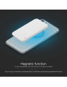 V-TAC 10000mah Магнитна Безжична Външна Батерия с Метален Ринг Бяло - 10