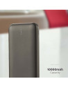 V-TAC 10000mah Външна Батерия 2A 30см Тип C Кабел Сиво - 23037 - 3