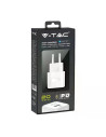 V-TAC 20W Заряден Адаптер 1PD + 1QC Порт Бял - 6678 - 7