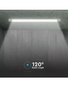 V-TAC 30W LED Линейно Тяло SAMSUNG Чип 120см Пластик Бърза Връзка + Кабел 6500K 155 lm/W - 20364 - 5