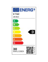 V-TAC 30W LED Линейно Тяло SAMSUNG Чип 120см Пластик Бърза Връзка + Кабел 4000K 155 lm/W - 20363 - 11