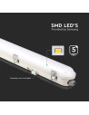 V-TAC LED Влагозащитено Тяло М-Серия 1500мм 48W 4000K Авариино Захранване Стоманен Клип 120lm/W - 2120221 - 7