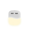 V-TAC LED Нощна Лампа за Контакт USB Квадрат 3000 - 507 - 13