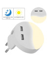 V-TAC LED Нощна Лампа за Контакт USB Кръг 3000 - 505 - 2