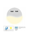 V-TAC LED Нощна Лампа за Контакт USB Кръг 3000 - 505 - 8