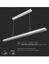 V-TAC LED Линейно Осветление SAMSUNG Чип 60W Висящо Без Свързване Бяло 4000K - 606 - 6