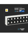 V-TAC LED Линейно Осветление SAMSUNG Чип 60W Висящо Без Свързване Бяло 4000K - 606 - 7