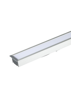 V-TAC LED Линейно Осветление SAMSUNG Чип 40W за Вграждане Сиво Тяло 6400K - 603 - Цена | LEDs4economy