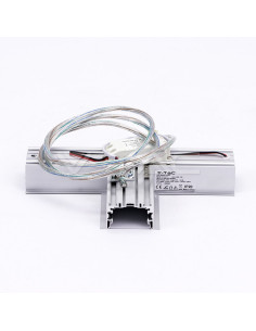 V-TAC 12W T Конектор Долно Стоене Сив 4000K - 392 - Цена | LEDs4economy 2