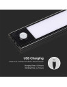 V-TAC 2W LED Лампа за Гардероб/Шкаф Черно Тяло 4000К IP20 - 2963 - 4