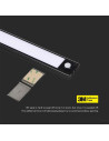 V-TAC 2W LED Лампа за Гардероб/Шкаф Черно Тяло 4000К IP20 - 2963 - 8