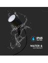 V-TAC 3x7W Смарт Тяло С Колче Черно RGB IP65 - 3015 - 4