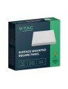 V-TAC 12W LED Панел Външен Монтаж Квадрат 3000К - 10495 - 6