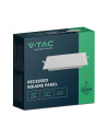 V-TAC 24W LED Premium Панел Квадрат 4000K - 10490 - 6