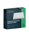 V-TAC 18W LED Backlit Панел Външен Квадрат 3000К - 10498 - 7