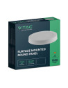 V-TAC 18W LED Панел Външен Монтаж Кръг 6500К - 7