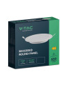 V-TAC 6W LED Backlit Панел Кръг 3000К - 7858 - 3