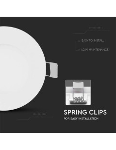 V-TAC 3W LED Premium Панел Кръг 2700K - 216292 - Цена | LEDs4economy 2