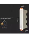 V-TAC 10W LED Линейно Осветление Бяло Равно Топло Бяла Светлина - 6401 - 2