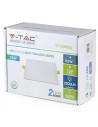 V-TAC 22W LED Slim Панел Квадрат Бяла Светлина - 4798 - 4