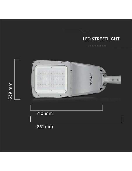 V-TAC LED Улична Лампа SAMSUNG Чип 160W 4000K 302Z+ Class II Type