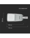 V-TAC LED Улична Лампа SAMSUNG Чип 120W 4000K 302Z+ Class II Type 3M Inventonics 0-10V - 542 - 2