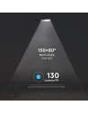 V-TAC LED Улична Лампа SAMSUNG Чип 120W 4000K 302Z+ Class II Type 3M Inventonics 0-10V - 542 - 17