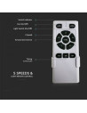 V-TAC 15W LED Тяло/Вентилатор Таван Дистанционно 3000-6500 3 Перки Кафяв 35W AC Мотор - 7920 - 7