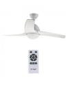 V-TAC 15W LED Тяло/Вентилатор Таван Дистанционно 3000-6500 3 Перки Бяло 35W AC Мотор - 7919 - 3